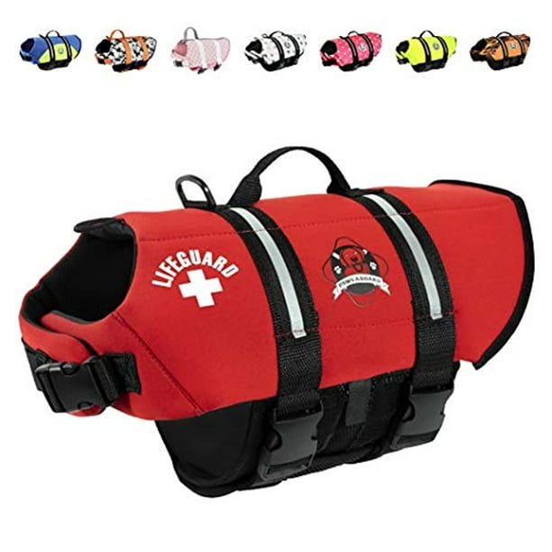 Paws Aboard Dog Life Jacket Vest for Swimming and Boating 